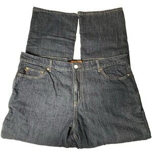 RealTree Mens 40x32 Blue Pants Flannel Lined Denim Jeans Quilted Warm Winter